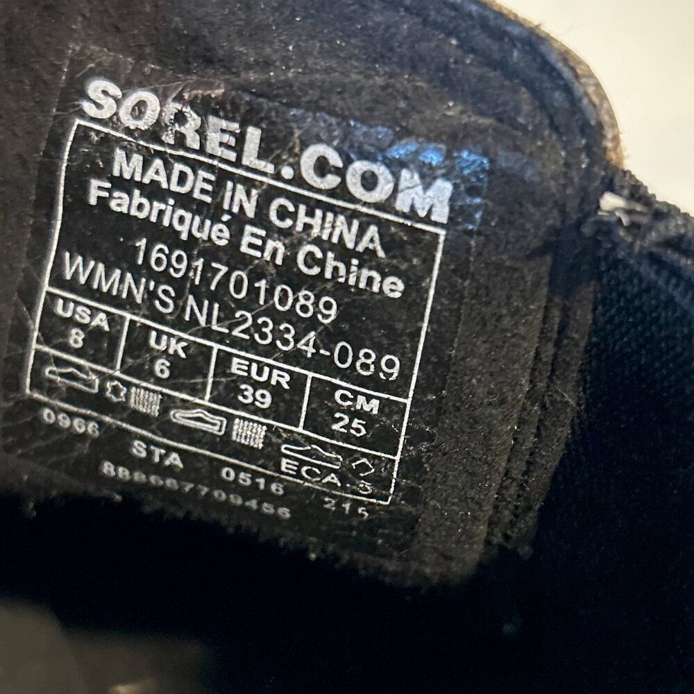 Sorel LEA Wedge WATERPROOF Distressed D/Gray Heel Boot Size 8 $200 - Picture 7 of 7